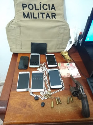 PM prende acusados de vários roubos em Taguatinga (TO)