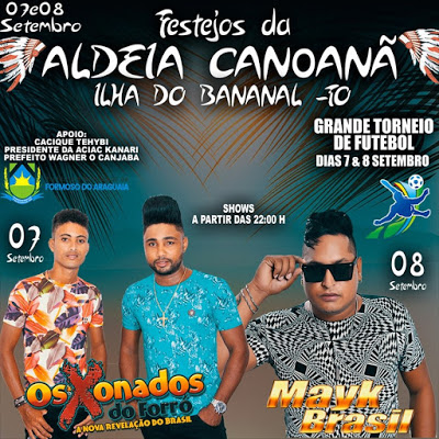 Os Xonados do Forró faz shows nos dias 7 e 8 de setembro na Ilha do Bananal (TO)