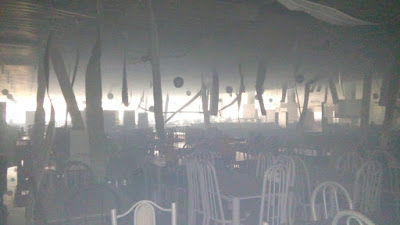 Campos Belos (GO): Incêndio começou no depósito das lojas Morenta e Tend Tudo. Água de enxurrada foi usada para debelar as chamas