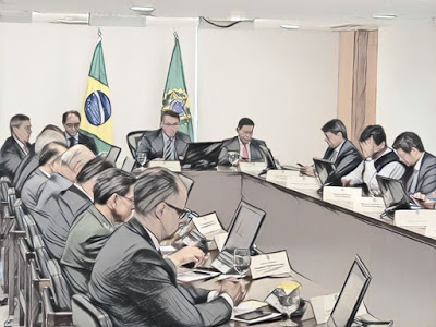 Bolsonaro faz reunião com governadores da região Sul e afirma que governo federal já liberou mais de R$ 600 bilhões para combater a pandemia