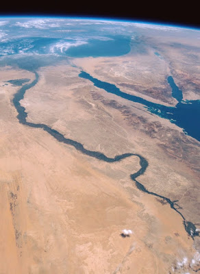 Imagem do Dia: o bíblico Rio Nilo, registrado por astronautas na Estação Espacial Internacional