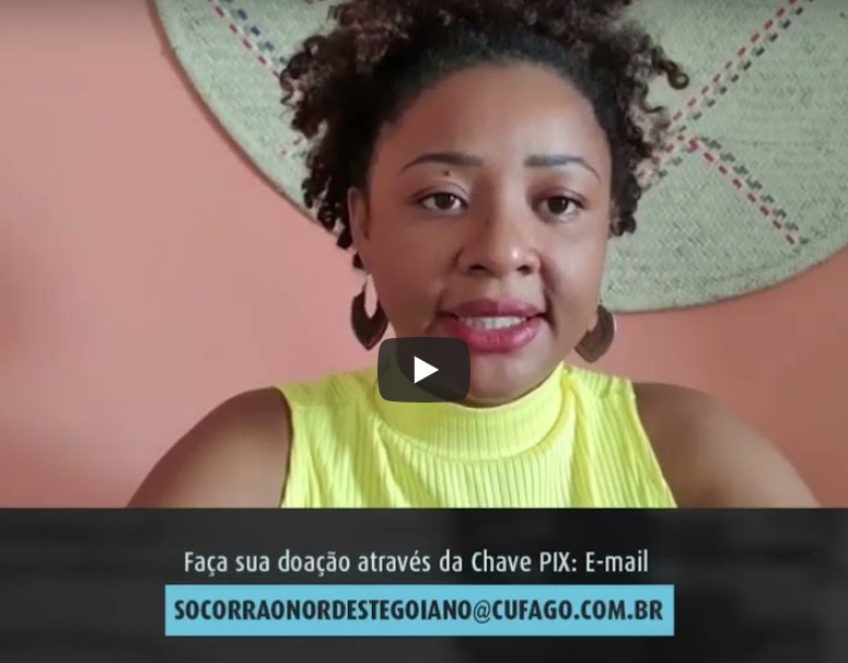 Lucilene Kalunga pede socorro às comunidades do nordeste goiano