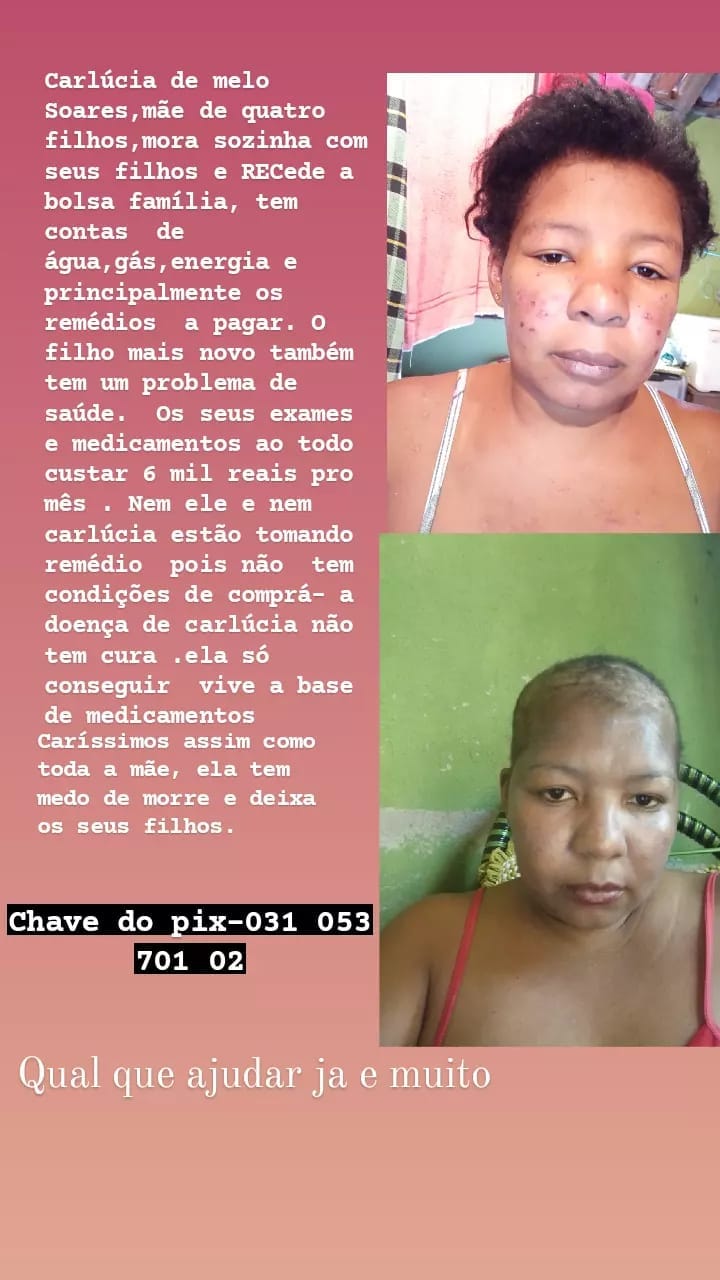 Mãe de 4 filhos: uma guerreira que precisa de sua ajuda, em Arraias (TO)