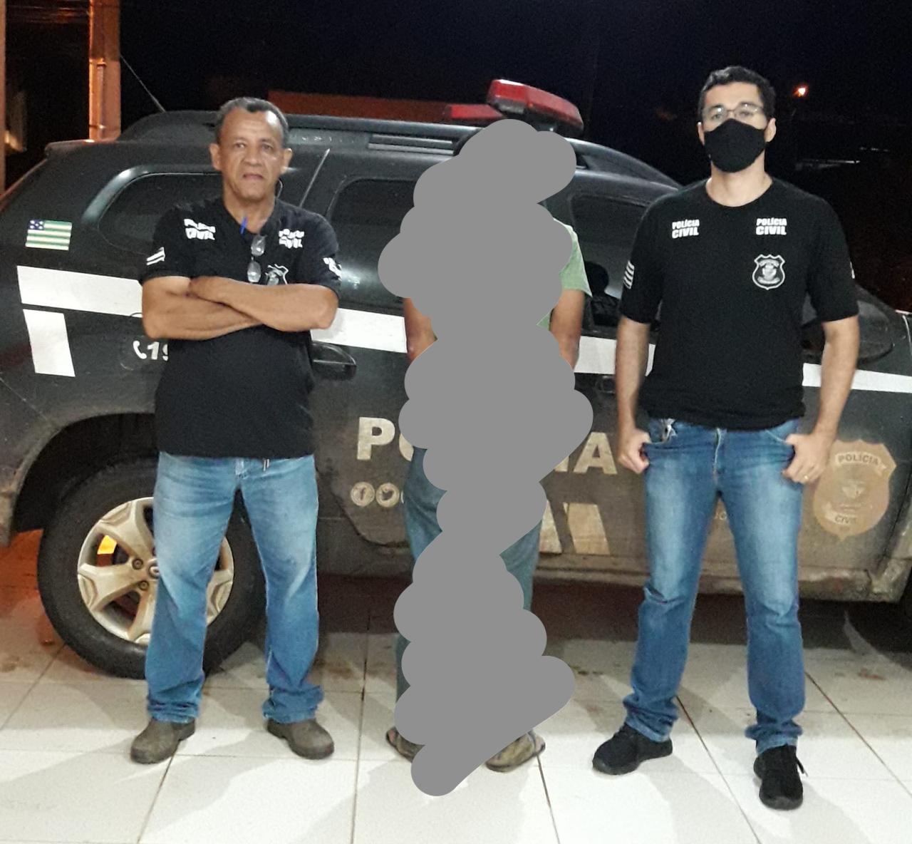 Campos Belos (GO): Polícia prende homem por bater na esposa com lapadas de facão