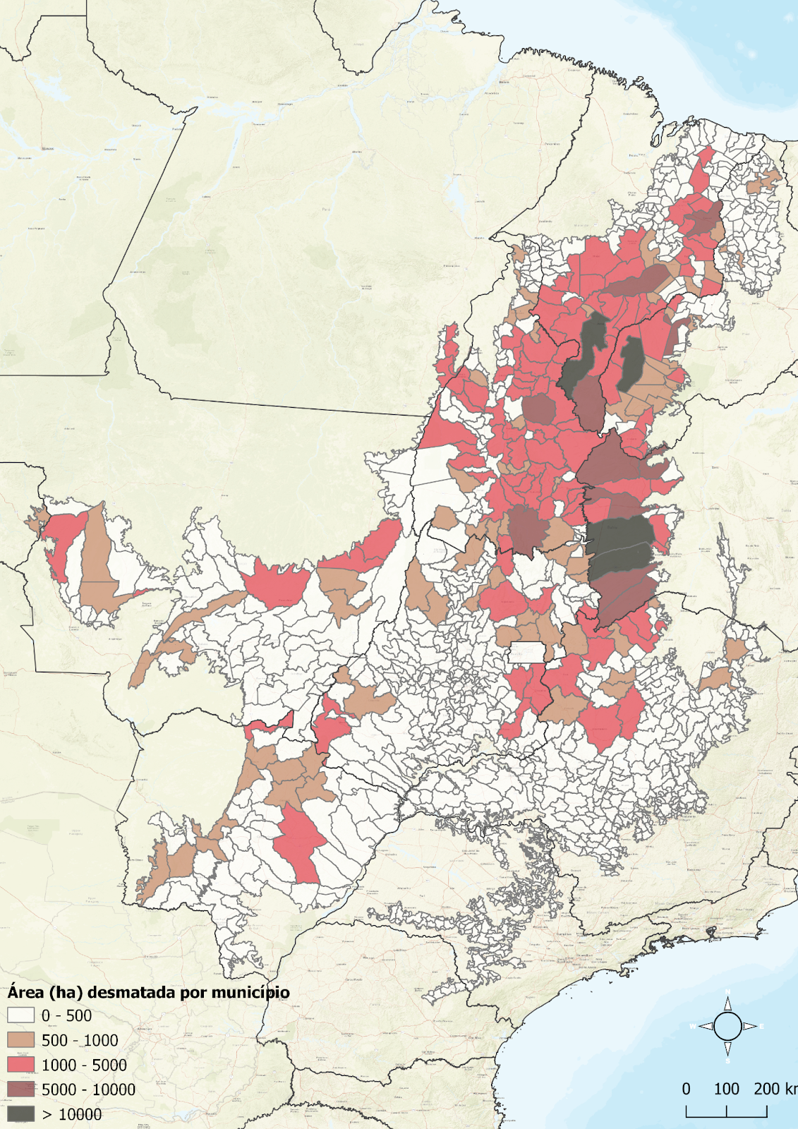 Grandes propriedades lideram desmatamento no Cerrado
