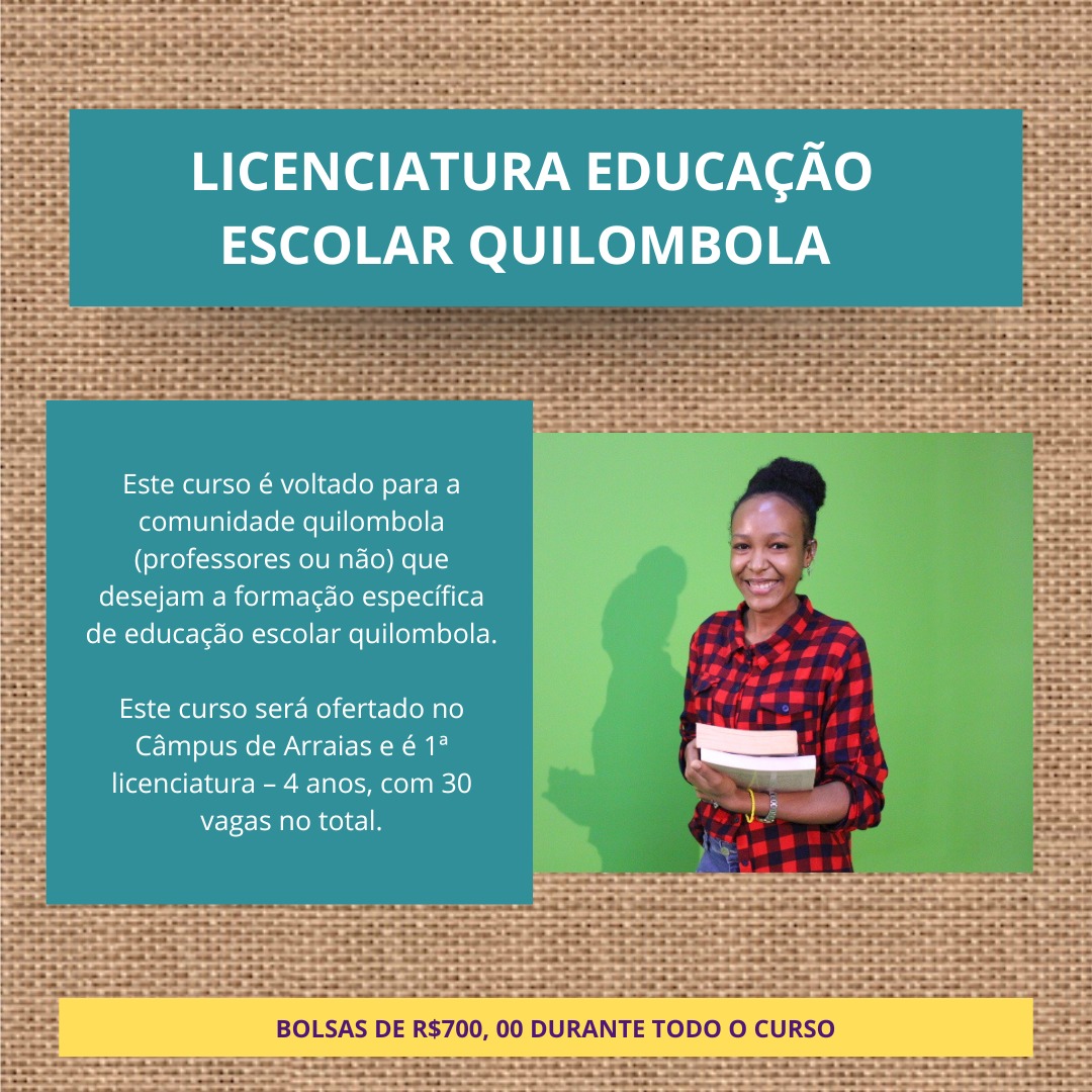 UFT publica edital de seleção para 3 novos cursos de licenciatura