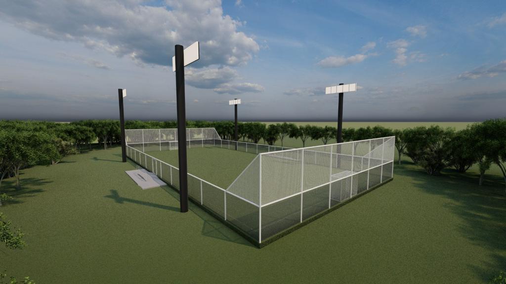 Começa construção de campos sintéticos de futebol Society em 18 municípios