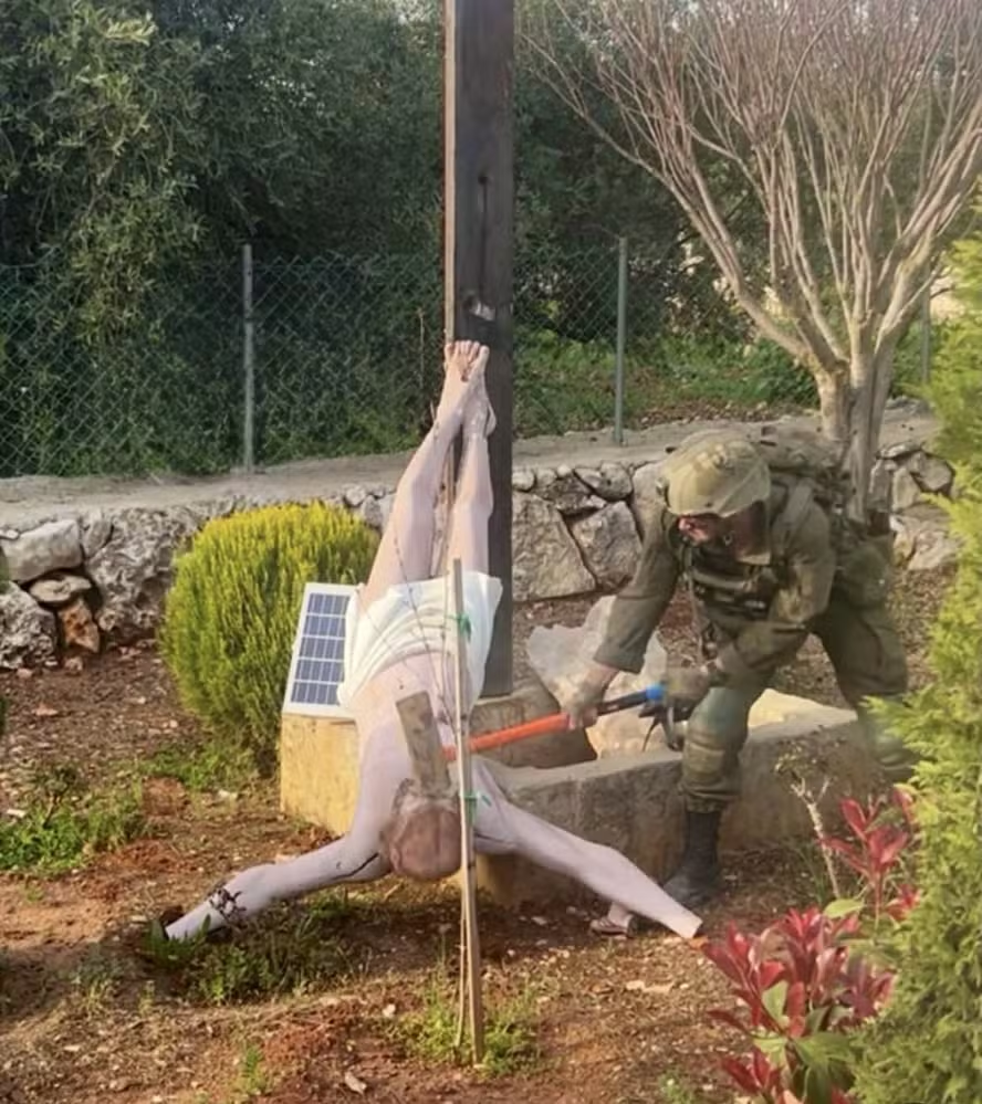 Soldado israelense que vandalizou imagem de Jesus Cristo no Líbano será preso e julgado em tribunal militar