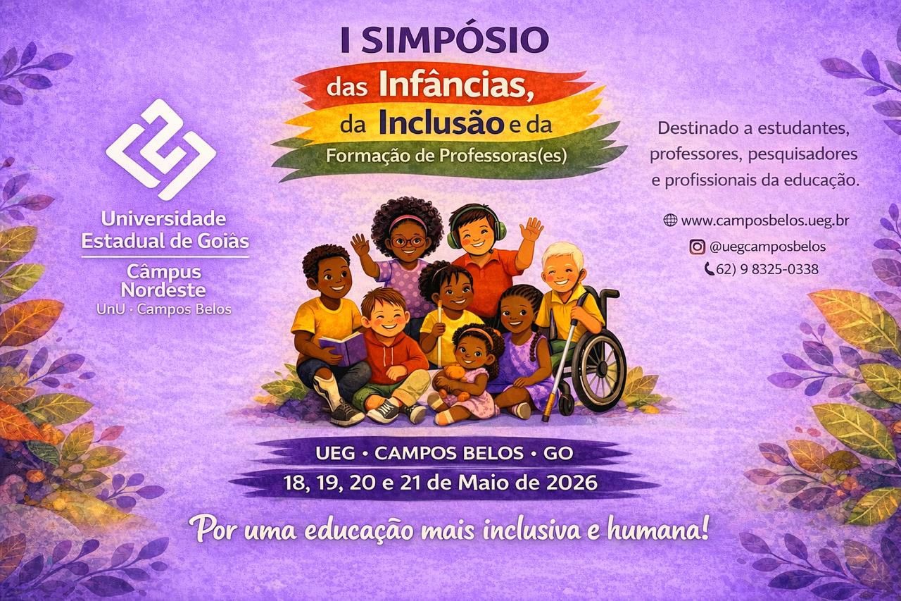UEG de Campos Belos realiza I Simpósio das Infâncias; inscrições abertas