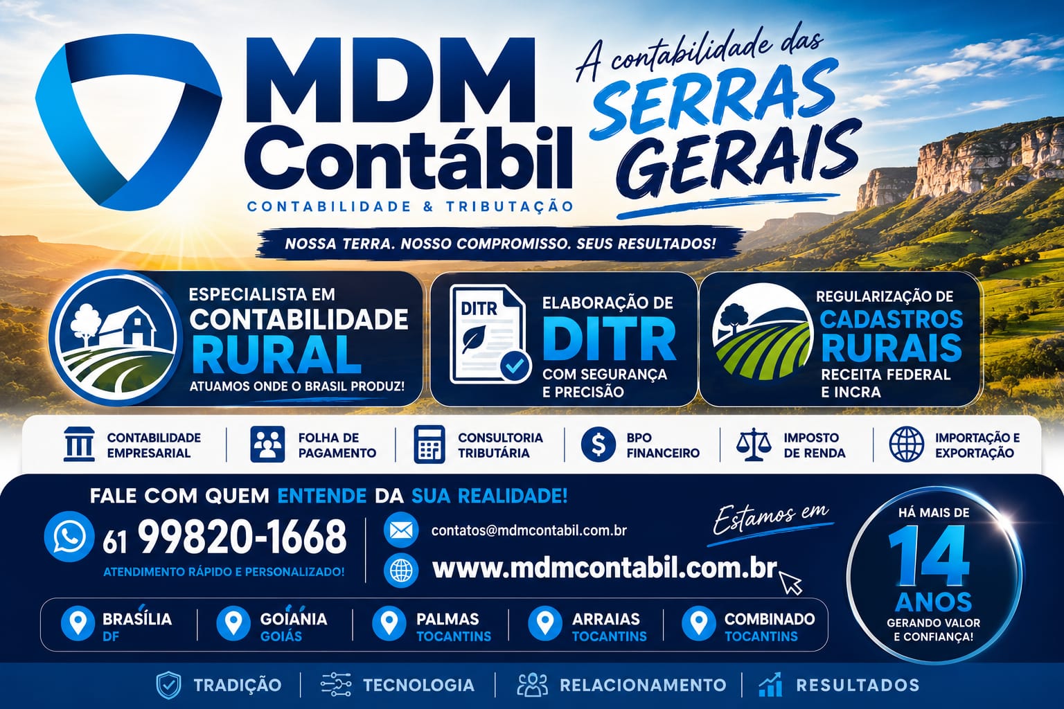 Publicidade: MDM contábil chega à região