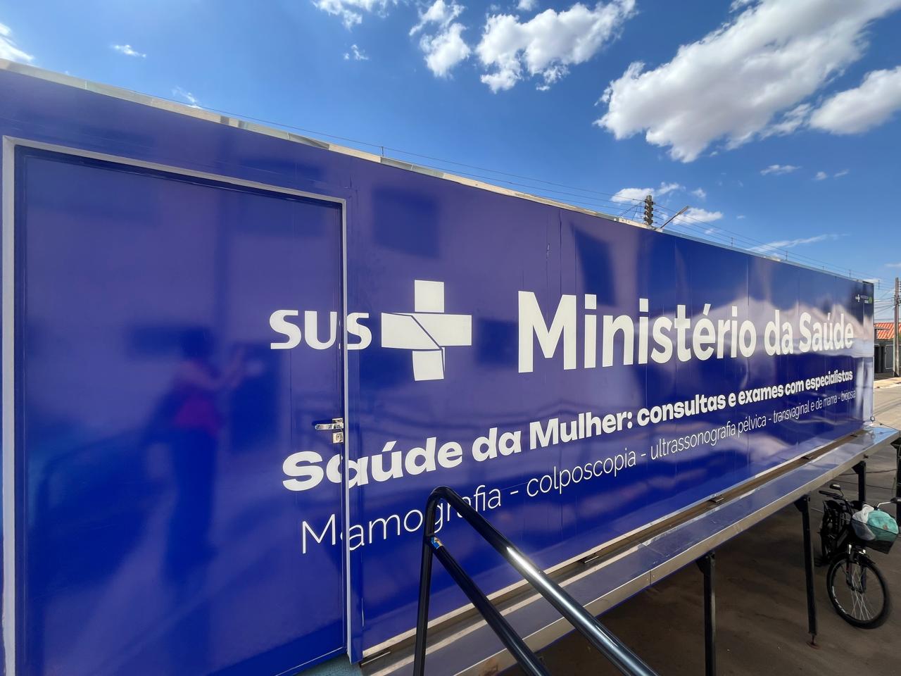 Ministério da Saúde vistoria obras do Novo PAC Saúde e carreta da Saúde da Mulher em Goiás
